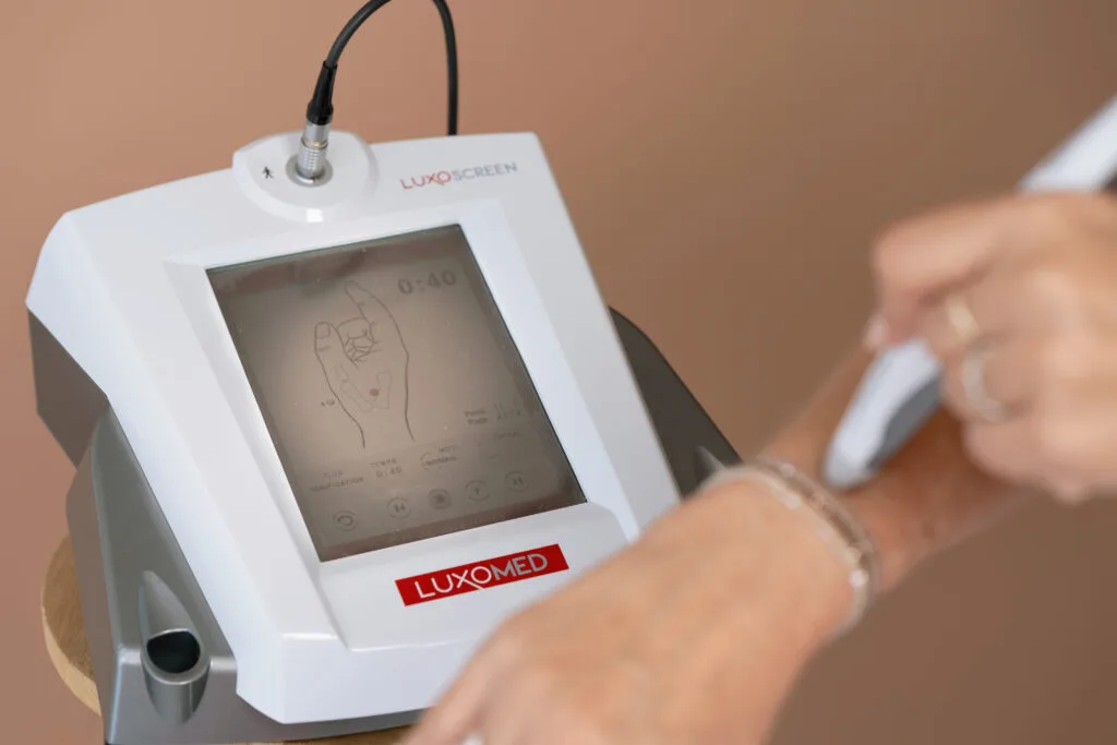 Photo de l'appareil de luxopuncture